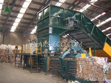 مكبس نفايات، الحمولة الكبيرة Large-tonnage Waste Baler