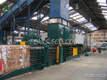 مكبس نفايات، الحمولة الكبيرة Large-tonnage Waste Baler