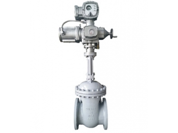 صمام البوابة الوتدية                         Actuated Wedge Gate Valve