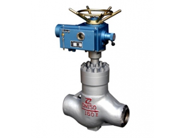 صمام كروي لتنظيم السريان                         Balanced Throttle Globe Valve