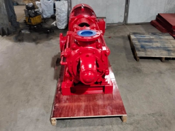 مضخة الحريق الأفقية متعددة المراحل، سلسلة D  D series Horizontal Multistage Fire Pump