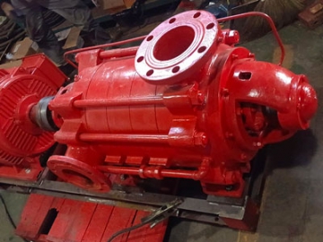 مضخة الحريق الأفقية متعددة المراحل، سلسلة D  D series Horizontal Multistage Fire Pump