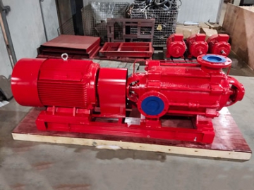 مضخة الحريق الأفقية متعددة المراحل، سلسلة D  D series Horizontal Multistage Fire Pump