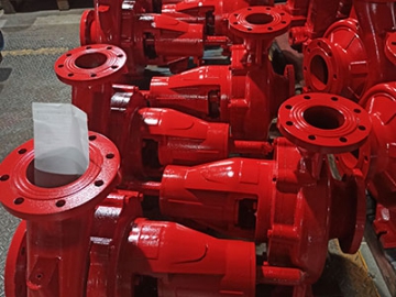 مضخة إطفاء الحريق طرفية السحب، سلسلة PSF (ذات قضيب مكشوف)  PSF series End Suction Fire Pump (Bare Shaft)