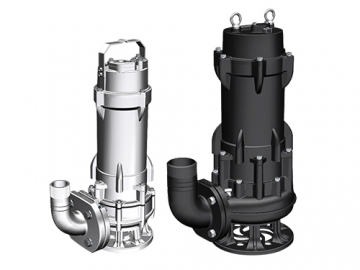 مضخة غاطسة دوامة، سلسلة WQV (لمياه الصرف الصحي)  WQV series Vortex Submersible Pump for Sewage