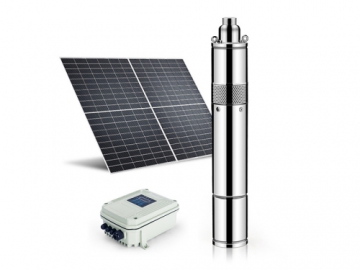 مضخة غاطسة تعمل بالطاقة الشمسية، مضخة غاطسة تعمل بالتيار المستمر DC  Submersible Solar Pump, DC Solar Pump