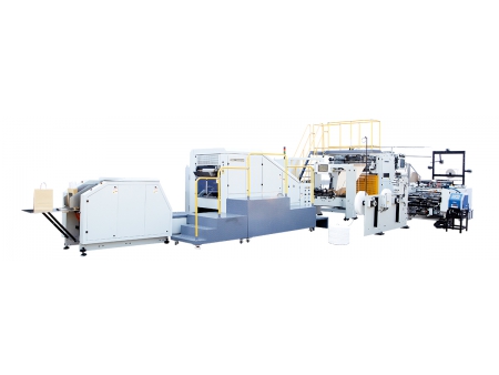 SBH330B/450B-HD  ماكينة تصنيع الأكياس الورقية الأوتوماتيكية بيد مفتولة Fully Automatic Roll Fed Twisted Handle Paper Bag Machine