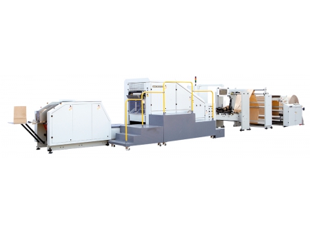 SBH330B/450B  ماكينات تصنيع الأكياس الورقية ذات قاعدة مربعة Roll Fed Square Bottom Paper Bag Machine