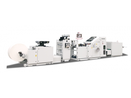 SBH35F-HD  ماكينة تصنيع الأكياس الورقية الأوتوماتيكية بيد مفتولة Fully Automatic Sheet Fed Twisted Handle Paper Bag Machine