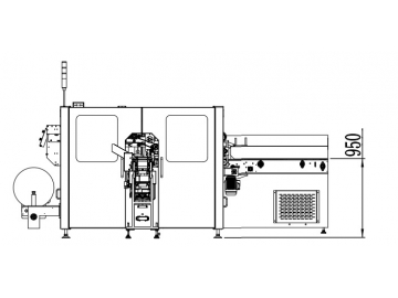 ماكينة تغليف مناديل الوجه الورقية، TP-T400  Servo-driven Tissue Wrapping Machine (Individual Pack)