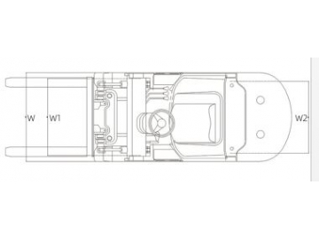 رافعة شوكية، FK11-4T 			 Internal Combustion Forklift