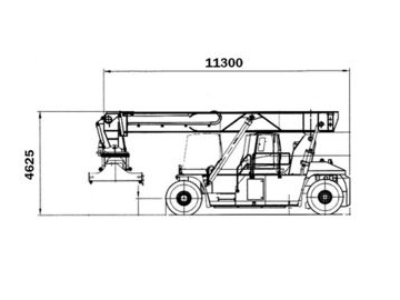 رافعة شوكية للحاويات، FK11-1510T 			 Reach Stacker / Container Handler