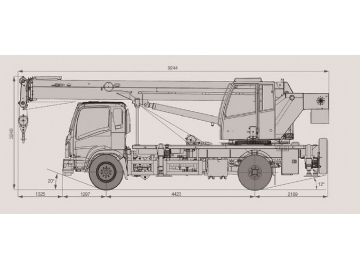 شاحنة رافعة، FK-08T 			 Truck Crane