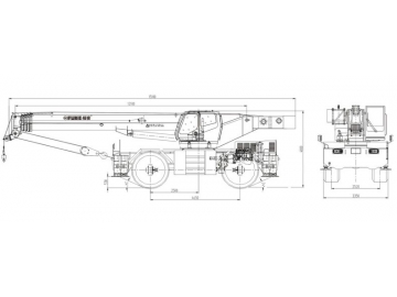 كرين للطرق الوعرة، FK-1000Y 			 Rough Terrain Crane