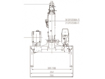 كرين محمول على شاحنة، FK-50E 			 Boom Truck Crane