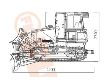 جرافة مجنزرة، FK14-086T 			 Crawler Dozer