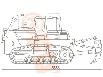 جرافة مجنزرة، FK14-220T 			 Crawler Dozer