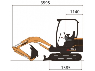 حفار صغير، FK18-9 			 Mini Excavator