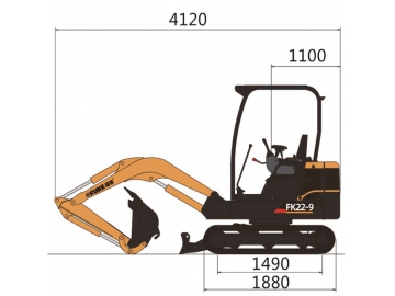 حفار صغير، FK22-9 			 Mini Excavator