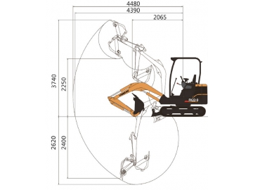 حفار صغير، FK22-9 			 Mini Excavator