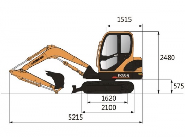 حفار صغير، FK35-9 			 Mini Excavator