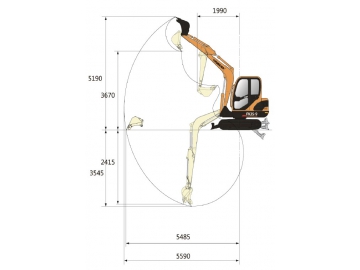 حفار صغير، FK35-9 			 Mini Excavator