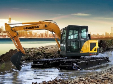 حفار برمائي، FK80-9C 			 Amphibious Excavator