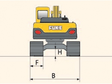 حفار مجنزر (بوكلين جنزير)، FK480-9 			 Crawler Excavator