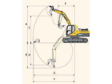 حفار مجنزر (بوكلين جنزير)، FK480-9 			 Crawler Excavator