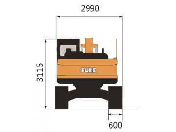 حفار مجنزر (بوكلين جنزير)، FK230-9 			 Crawler Excavator