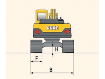 حفار مجنزر (بوكلين جنزير)، FK310-9 			 Crawler Excavator