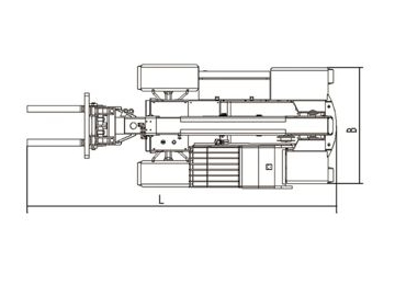 رافعة شوكية تلسكوبية، FK-F12T 			 Telescopic Forklift / Telehandler