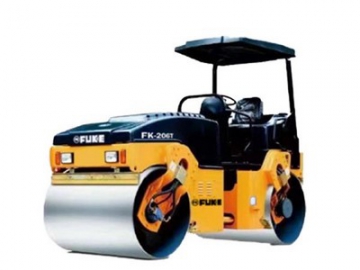 مدحلة رجاجة ذات أسطوانتين، FK-206T 			 Double Drum Vibratory Roller