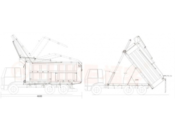 شاحنة تعدين قلابة، FK8-08T 			 Underground Dump Truck