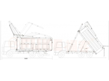 شاحنة تعدين قلابة، FK8-12T 			 Underground Dump Truck