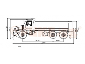 شاحنة تعدين قلابة، FK8-25T 			 Underground Dump Truck