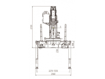 كرين محمول على شاحنة، FK-150E 			 Boom Truck Crane