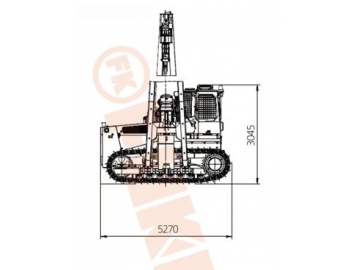 جرافة مجنزرة، FK14-150T 			 Crawler Dozer