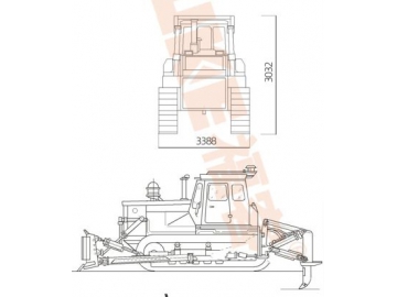 جرافة مجنزرة، FK14-160T 			 Crawler Dozer