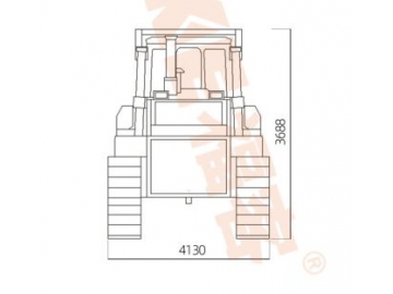 جرافة مجنزرة، FK14-220T 			 Crawler Dozer