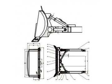 جرافة مجنزرة، FK14-220T 			 Crawler Dozer