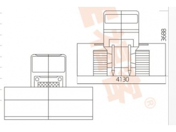 جرافة مجنزرة، FK14-320T 			 Crawler Dozer