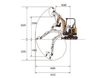 حفار صغير، FK18SRPRO 			 Mini Excavator