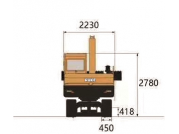 حفار لسكك الحديد، FK80T