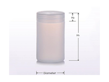 عبوات المكملات الغذائية، عبوات بلاستيك ألوان سادة 			    RC008 Plain Canister