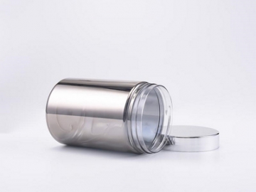 عبوات المكملات الغذائية، برطمان بلاستيك شفاف ملون 			   RST008i See Through Canister