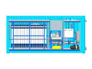 نظام تنقية المياه CMF المدمج  Containerized CMF Water Purification System