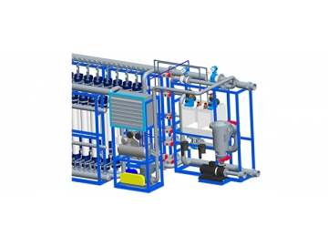 نظام تنقية المياه CMF المدمج  Containerized CMF Water Purification System