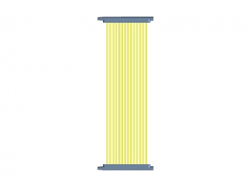 أغشية مفاعلات حيوية ذات ألياف مجوفة  Hollow Fiber MBR Membrane