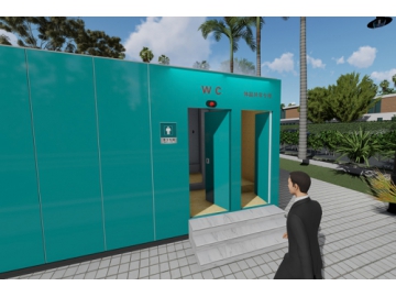 حاويات حمامات ومغاسل متنقلة  Portable Ablution Block / Container Toilet Block